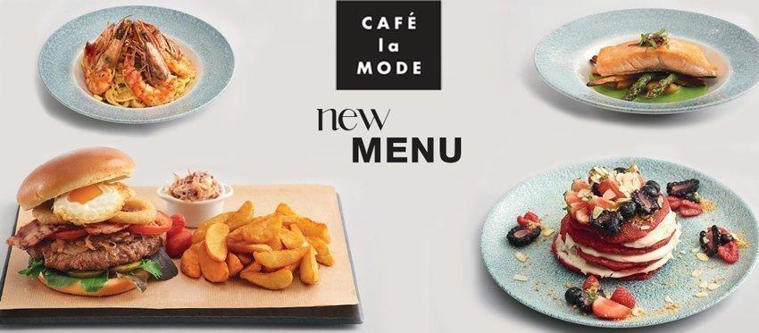 Το Cafe la Mode σε προσκαλεί να ανακαλύψεις το νέο μενού οποιαδήποτε ώρα της ημέρας!