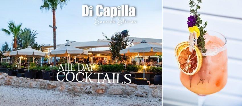 All Day Cocktails σε υπέροχες ιστορίες πλάι στο γαλάζιο της Μεσογείου από το Di Capilla Sea Side Stories