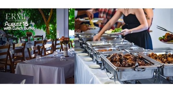 Μεσημεριανό Buffet Δεκαπενταυγούστου στην κρυμμένη στην φύση ατμόσφαιρα του Ermis Brunch & Tavern με αυθεντικές κυπριακές γεύσεις
