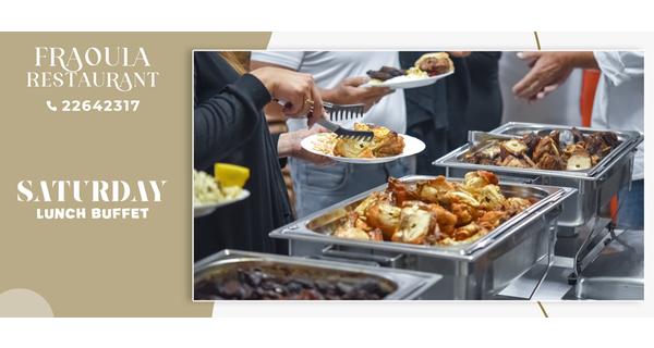 Buffet Παραδοσιακών κάθε Σάββατο Μεσημέρι σε μια σύντομη εκδρομή στο δροσερό καταπράσινο εστιατόριο Φράουλα