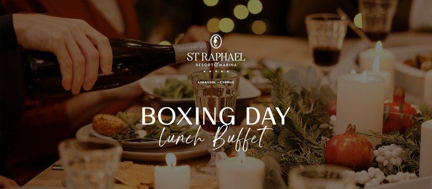 Boxing Day με Εορταστικό Buffet και διάθεση στο Octagon Restaurant του St Raphael Resort & Marina