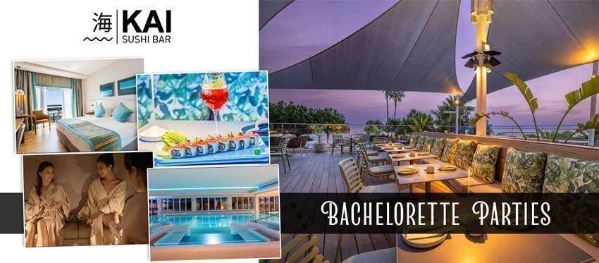 Bachelorette Parties στην φανταστική ατμόσφαιρα του Kai Sushi Bar και τις υψηλού επιπέδου υπηρεσίες του ξενοδοχείου Crowne Plaza Limassol