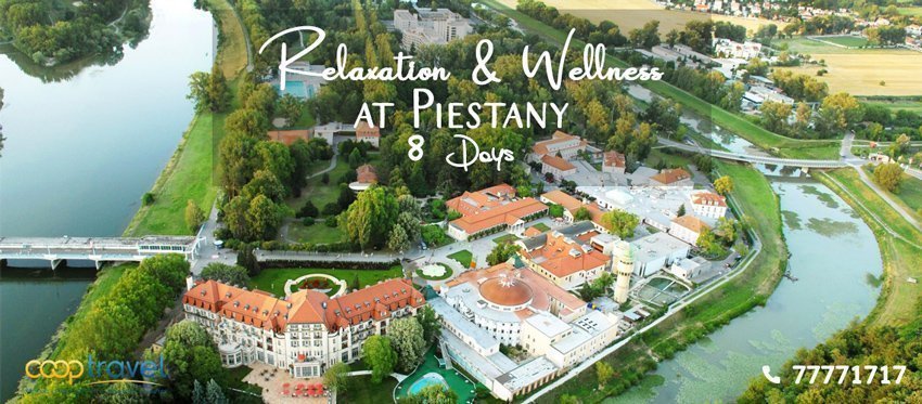 Αναζωογώνηση, Spa και Χαλάρωση στο Maj Hotel 3* στο Πιεστάνυ Σλοβακίας 8 ημερών με την Coop Travel