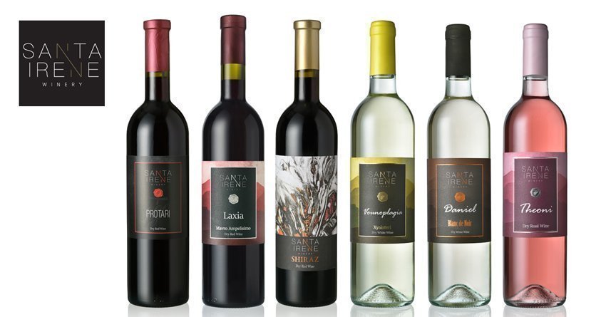 Γνωριμία με τα βραβευμένα κυπριακά κρασιά από το Οινοποιείο Santa Irene Winery